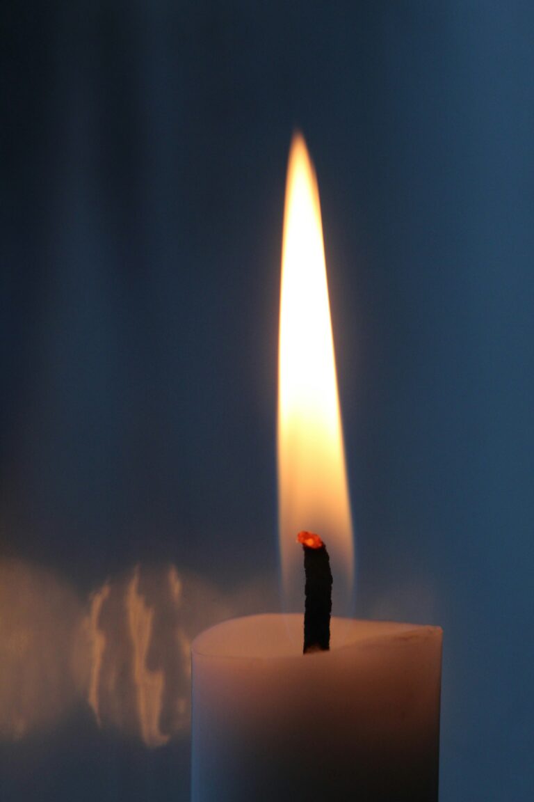 Flame of a candle by Anne Nygard via Unsplash